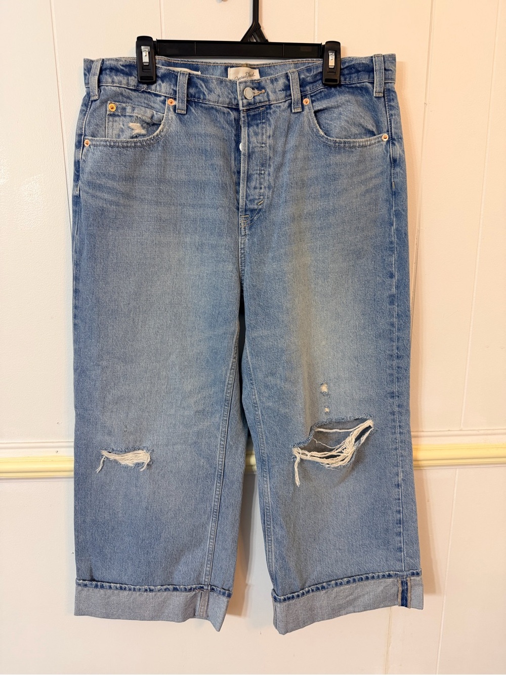 Universal Thread Cropped Vintage Wide Leg Jeans